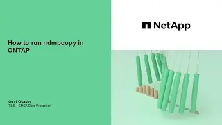 How to run ndmpcopy in ONTAP