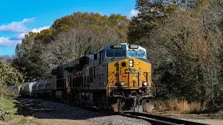CSX L799 entering the Belton Sub at Spartanburg 12/2/24