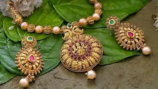 Latest Trendy Gold long haram design ideas 2024 Part-1|Reviews by somyaa