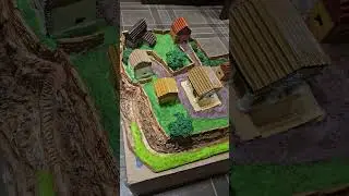Поліс, Греція. З картону та пенопласту. Шкільний проект, нове домашнє завдання)