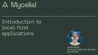Introduction to local-first applications
