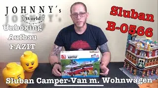 Sluban B-0566 Camper Van with Caravan - Unboxing, Build + Conclusion