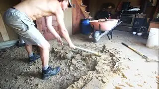 What I Found When I Tore Up My EARTHEN FLOOR : It's Not What I Expected