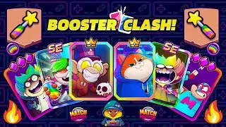 FREE BOOSTERS on BOOSTER CLASH! x6 BEST BOOSTERS | Color Crush + Rainbow