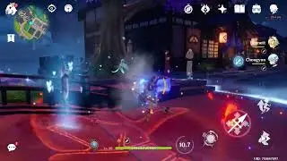 c6 Bennett + Chongyun skill + Candace burst