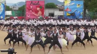 徳山高校 体育祭 2016 白組　舞音団