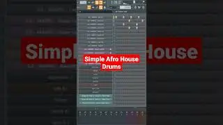 How To Make Afro House Drums 🥁🥁🥁
