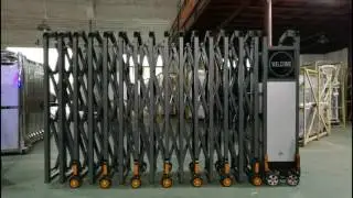 QDCG  retractable  sliding gate showing