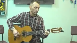 Предновогоднее выступление - Валерий Трощинков (микс на гитаре)