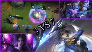 FIORA&KAI'SA&LULU 3 VS 7 HARD CARRY | SEASON 10 PATCH 4.3