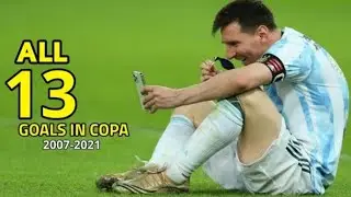 Lionel Messi   All Goals In Copa America  2007 2021