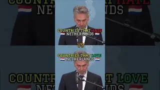 Countries that hate Netherlands vs countries that love Netherlands