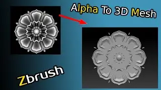 Make alpha mesh in Zbrush