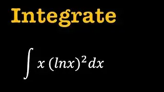 Integration By Parts - Calculus - Example