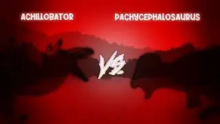 Achillobator vs Pachycephalosaurus | Old Collab with Maniacus | Dinosaurs Pivot Animation