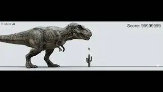 AI beats dino chrome game