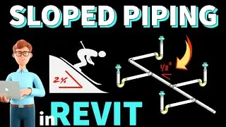 Sloped Piping in Revit - (Complete Tutorial)