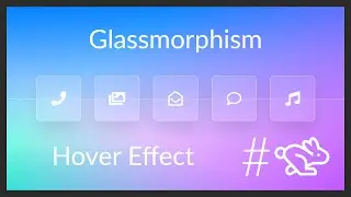 Shiny Glass Hover Effect (Glassmorphism)