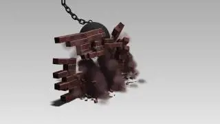 Maya Wall Breaking and particle dust