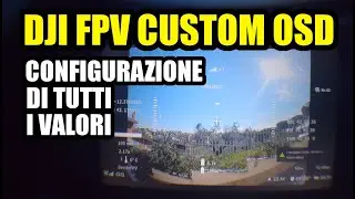 COME CONFIGURARE IL CUSTOM OSD SUI DJI FPV GOGGLES V1 / V2 e QUALI VALORI  DI BETAFLIGHT OSD VEDIAMO