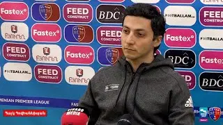 Հ.Հովհաննիսյանի հետխաղային ասուլիսը/H.Hovhannisyan’s post match interview (vs Urartu 02.05.23)