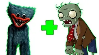 Huggy Wuggy + Zombie = ??? Poppy Playtime Animation