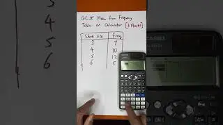 Day 2/30 mean from #frequencytable with #casiofx991ex #mathinar #gcsemathsrevision