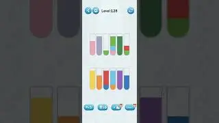 water sort puzzle game level 128 Numpuz all new level