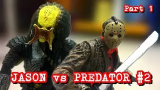 Jason Vs. Predator #2 (Part 1) Stop Motion || AG Stop Motion