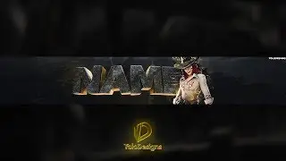 FREE Fortnite 3D YouTube Banner Template + Tutorial [Cinema 4D + Photoshop]