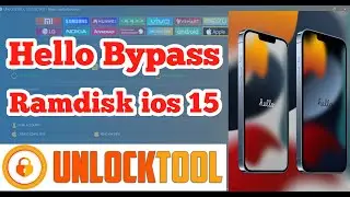 ios 15 hello screen bypass with unlocktool 100% free by Mcc✅