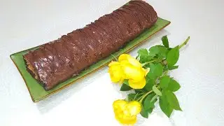 ВСЕГО СТАКАН КЕФИРА И 2 ЯЙЦА И ТОРТА НЕ НАДО/В 2РАЗА ВКУСНЕЕ/ ШОКОЛАДНЫЙ РУЛЕТ/