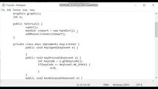 Java Game Programming Tutorial: Key Input