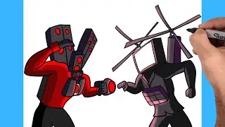 COMO DIBUJAR SPEAKERMAN VS TV MAN