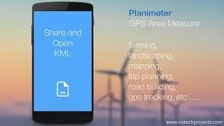 Planimeter - GPS Area Measure. Create, share and open KML.