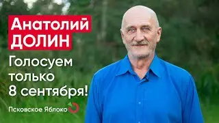 Анатолий Долин. Голосуем только 8 сентября! / кандидаты Псковского «Яблока»