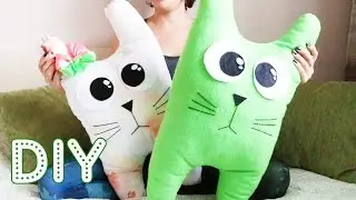 CUTE PILLOW FROM PILLOW CASES / DIY NataliDoma