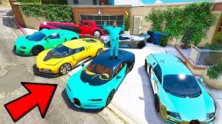GTA 5: Stealing SUPER RARE BILLIONAIRE BUGATTI'S! (GTA V Car Mods Collecting)