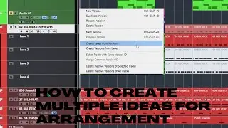 Cubase Quick Tip | Make Epic Arrangement with Track Version