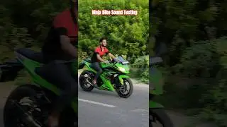N I N J A  B I K E  SOUND TESTING ll #thegpthakur @thegpthakur #tag #bikeride #ride #share#shorts
