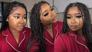 *DETAILED* UPDATED MAKEUP ROUTINE | FLAWLESS SOFT GLAM FOR BLACK WOC | Kathy Odisse