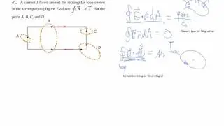 12-41. Line integral for Ampere's Law