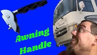 How to replace a Rv DEF 830644 Deluxe Handle for A&E 8500, 9000 manual Awning Lift #dometic #awning
