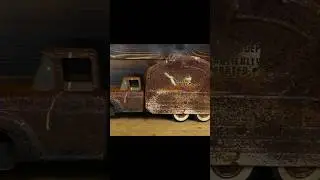 1960's toy trash truck restored in 60 seconds!