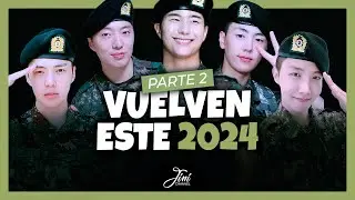 🇰🇷KPOP ARTISTS WHO WILL LEAVE THE ARMY IN 2024 | PART 2.