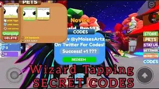 Roblox [SECRET CODES!] Wizard Tapping All Secret Codes