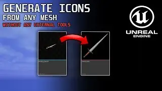 How to Make ICONS from ANY Mesh Inside UE5 - Unreal Engine 5