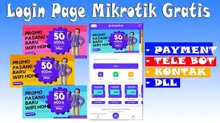 Mikrotik Hotspot Login Page - Design by Badaro.id