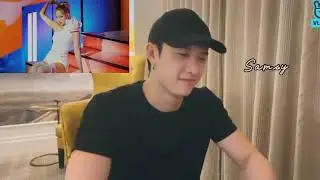 BangChan reacting to Twice Nayeon "POP" MV