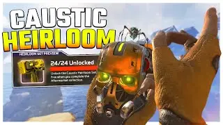 Apex Legends Caustic Heirloom Animations + All New Aftermarket Event Skins!